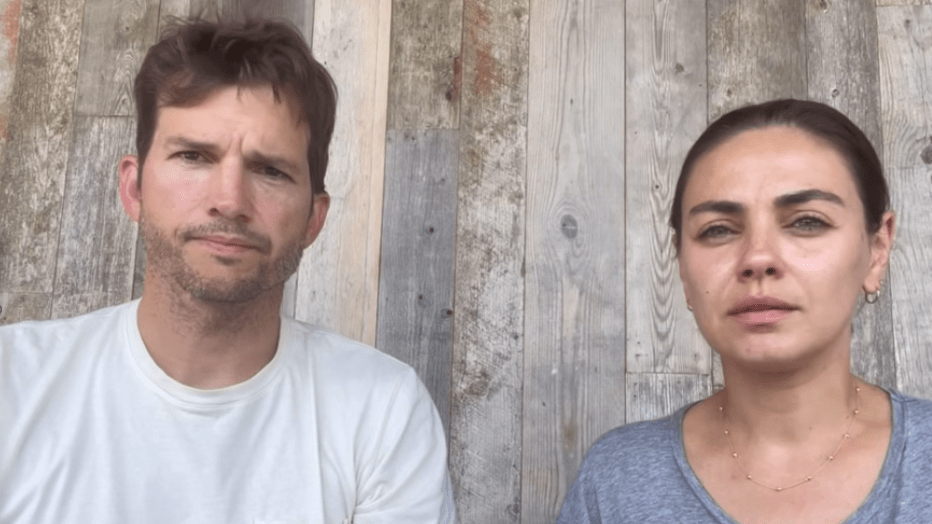 Ashton Kutcher y Mila Kunis publicaron juntos un video en Instagram en el que se disculparon.