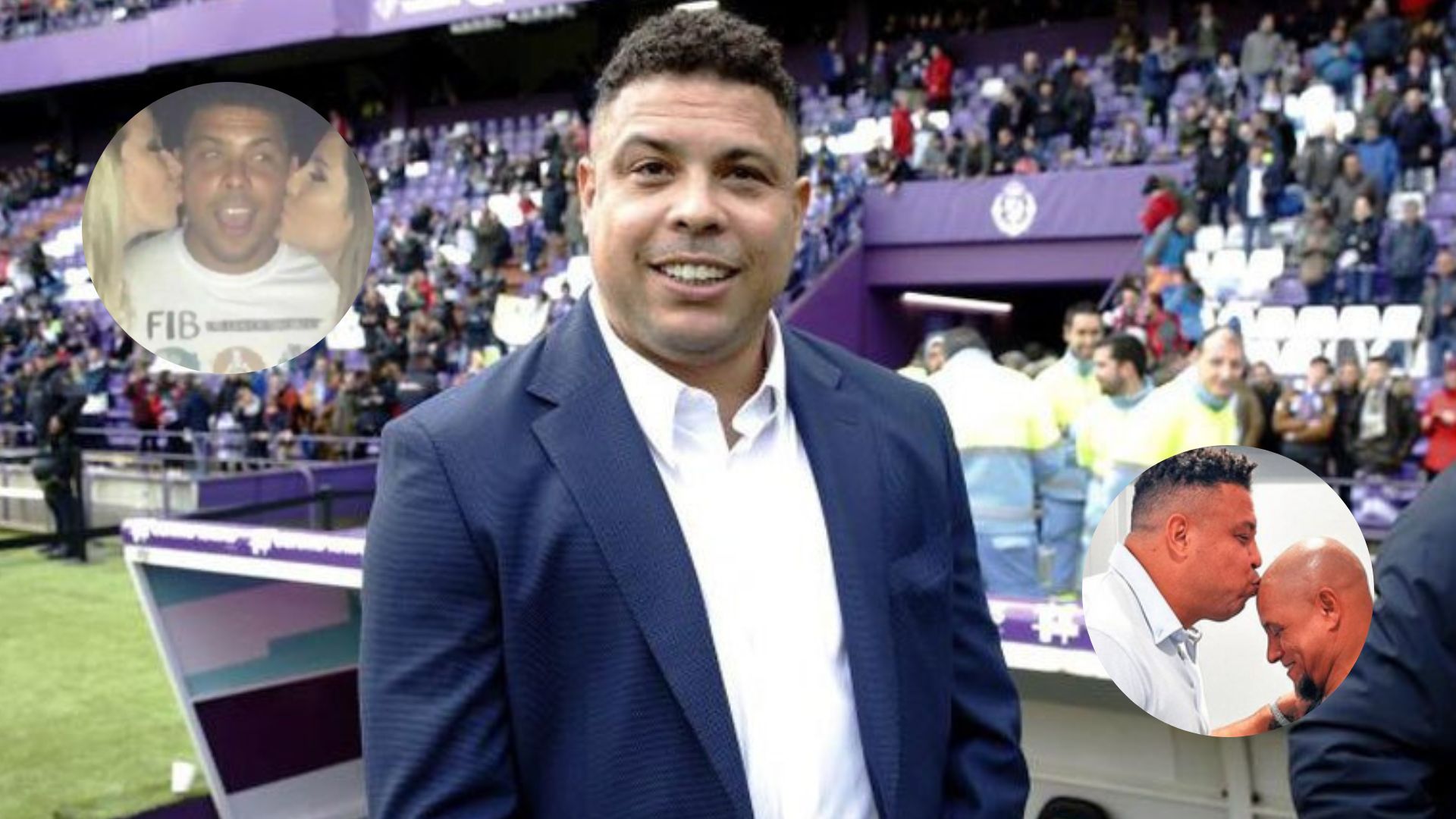 El actual presidente del Real Valladolid, Ronaldo Nazario, cumplió años este septiembre. (Foto Prensa Libre: twitter)