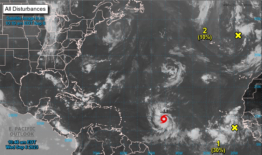 tormenta lee atlantico