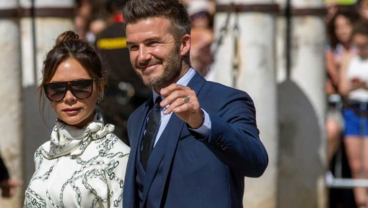 Victoria y David Beckham