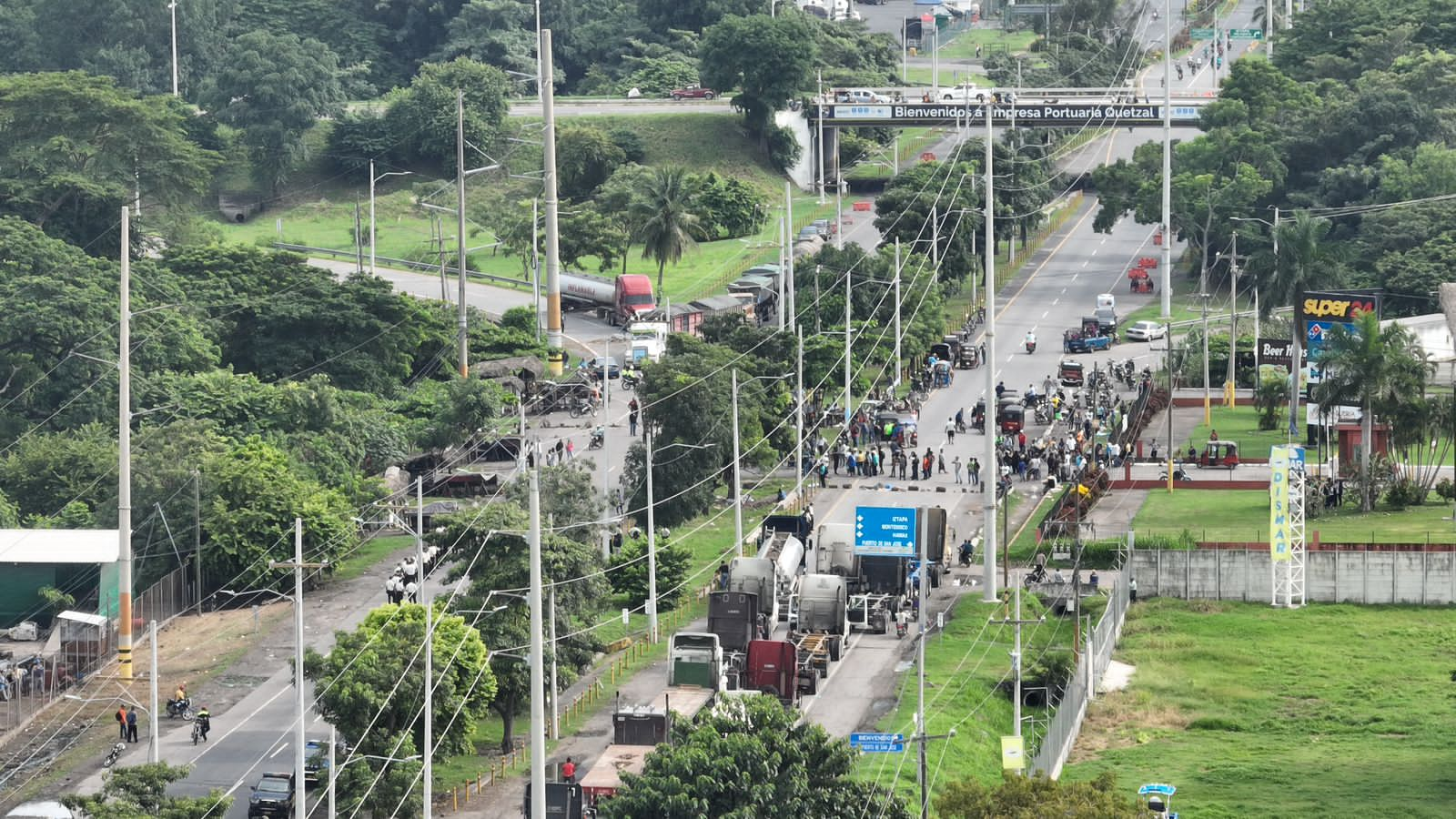 Bloqueos en Guatemala