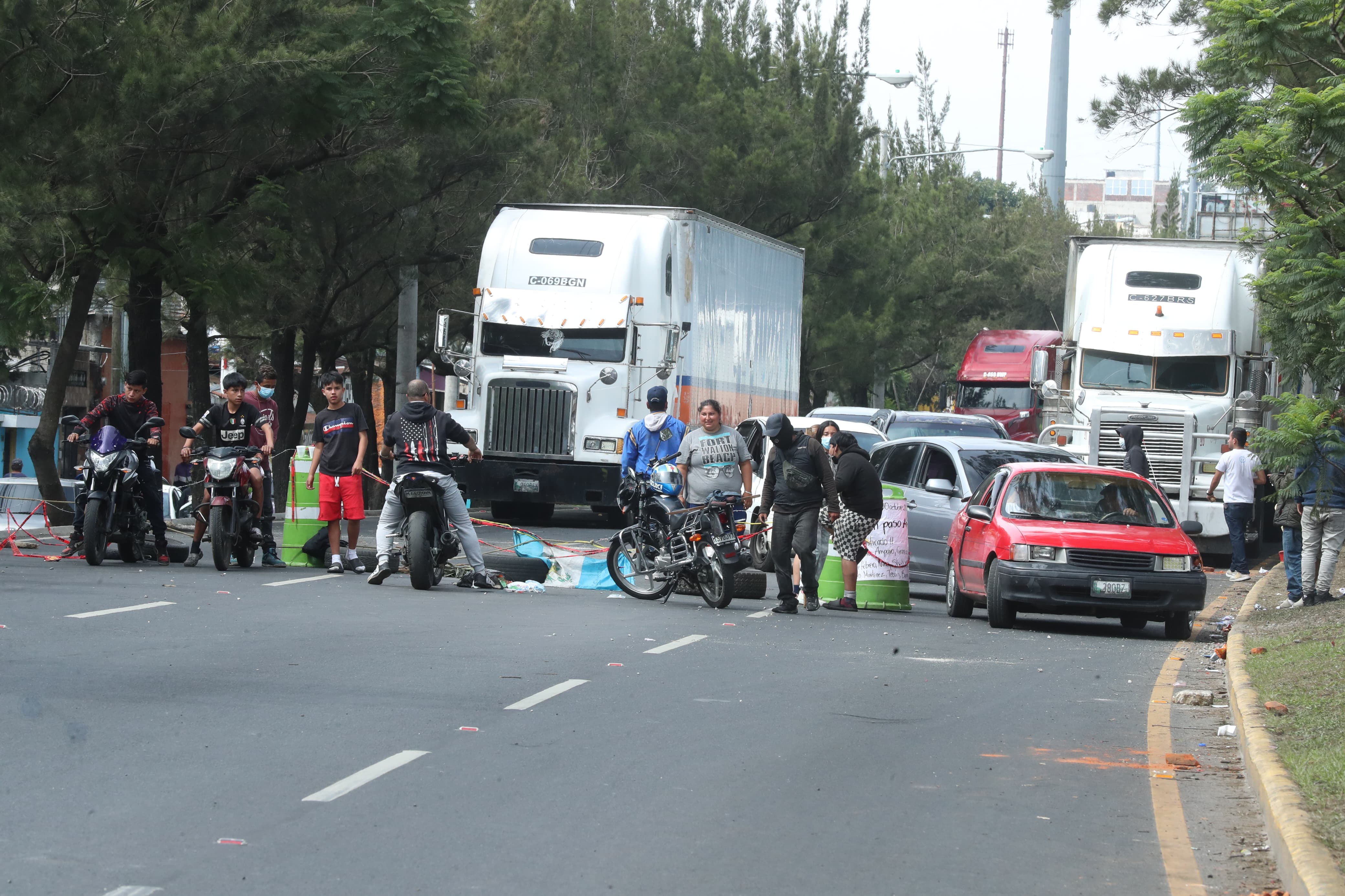 Bloqueos en Guatemala