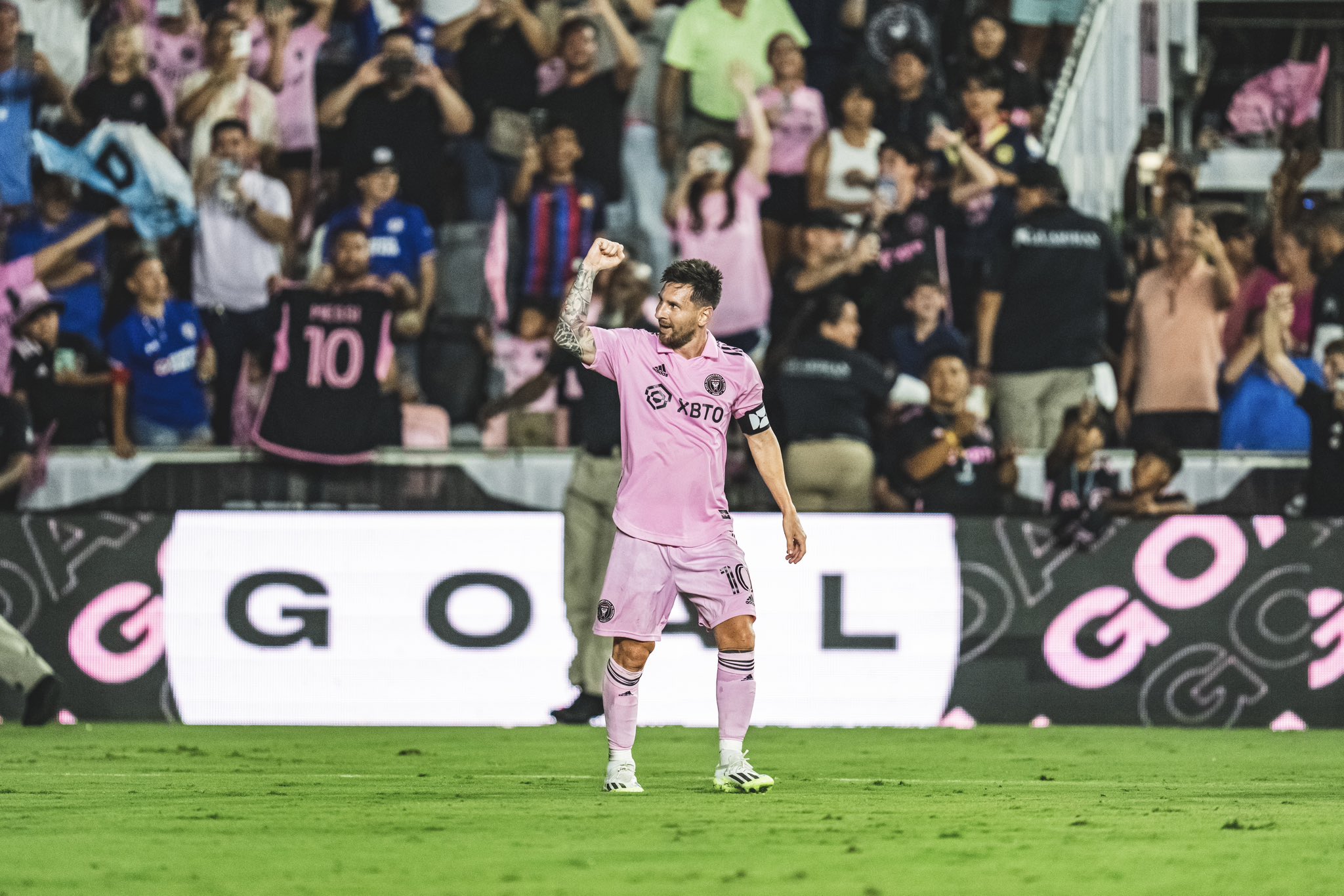 El último partido que Lionel Messi jugó con el Inter Miami fue hace un mes ante el LAFC. (Foto Prensa Libre: Inter Miami/x)