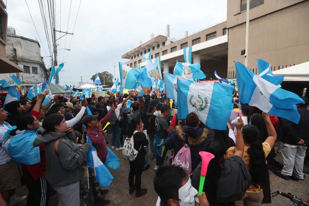 Manifestación en el MP