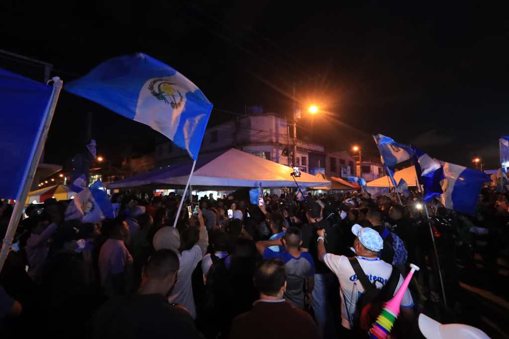 Manifestación en el MP