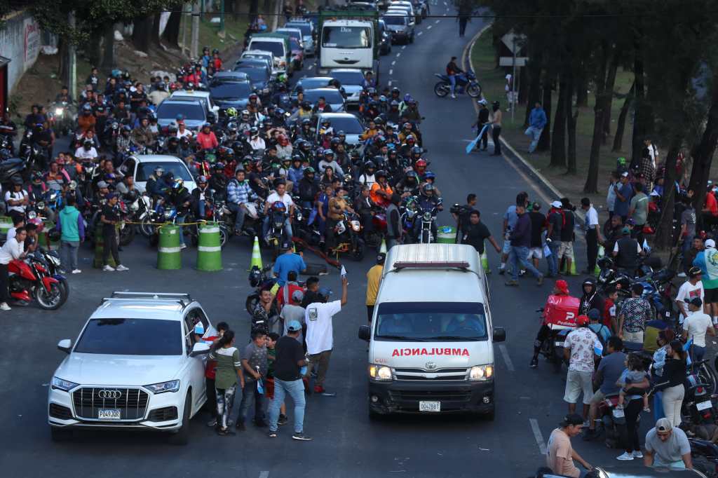 Manifestación en el Periférico