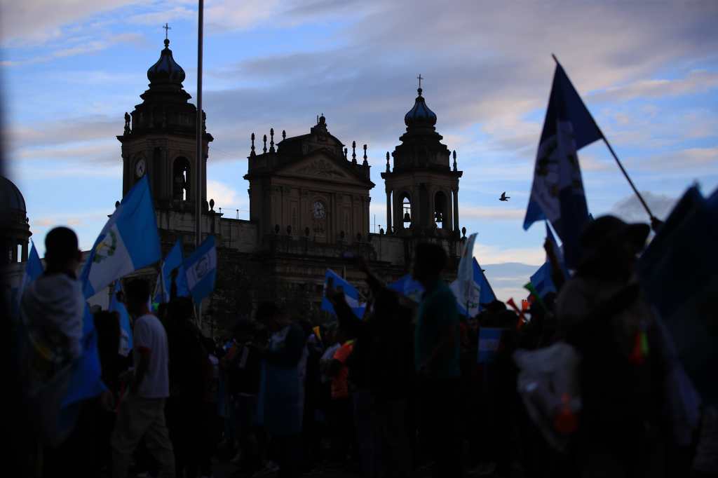 Manifestación en la Plaza de la Constitución