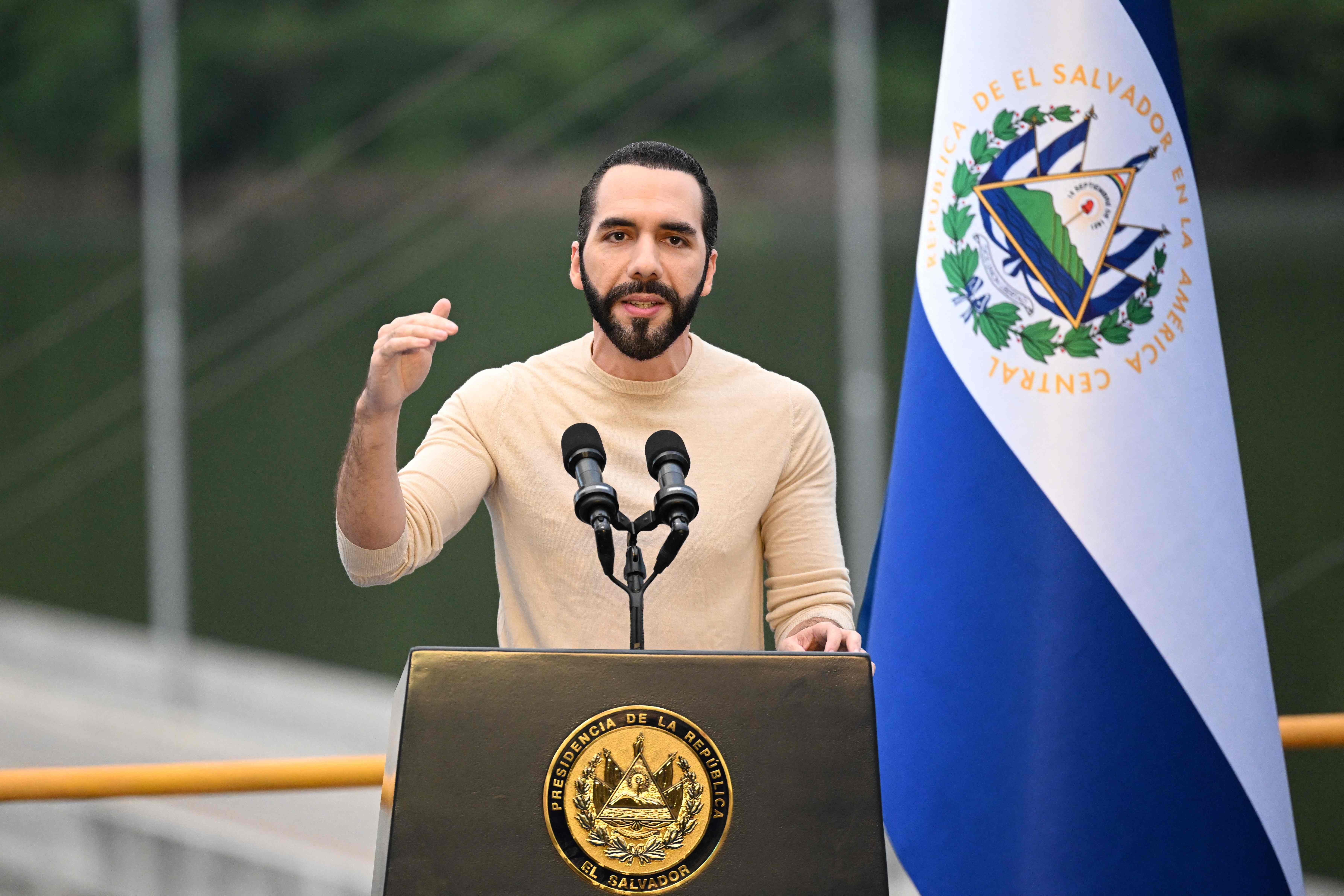 Nayib Bukele busca su reeleccion