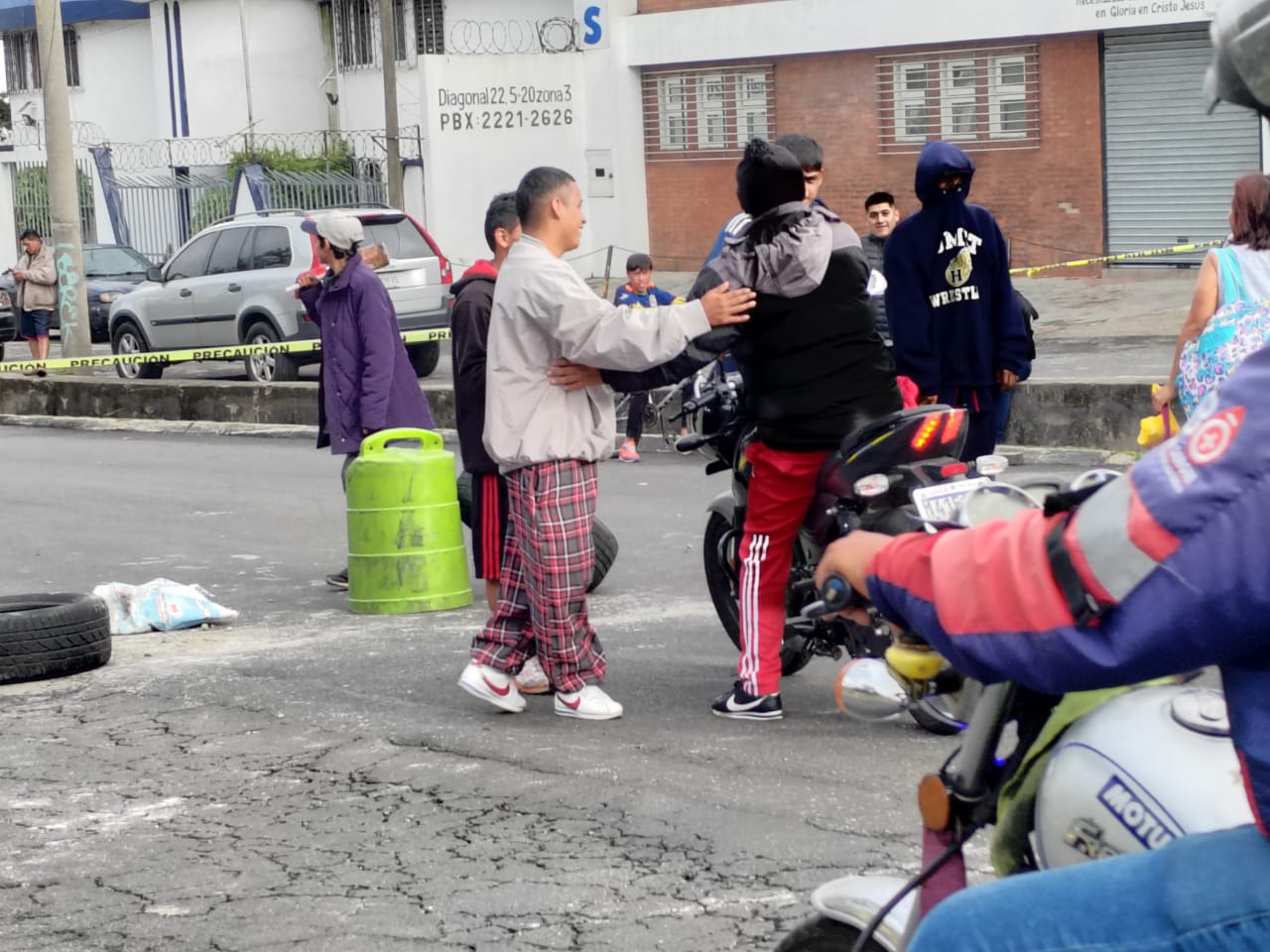 Fotos: Así transcurre la jornada de bloqueos en el departamento de Guatemala el 10 de octubre de 2023 tras 9 días de protestas'