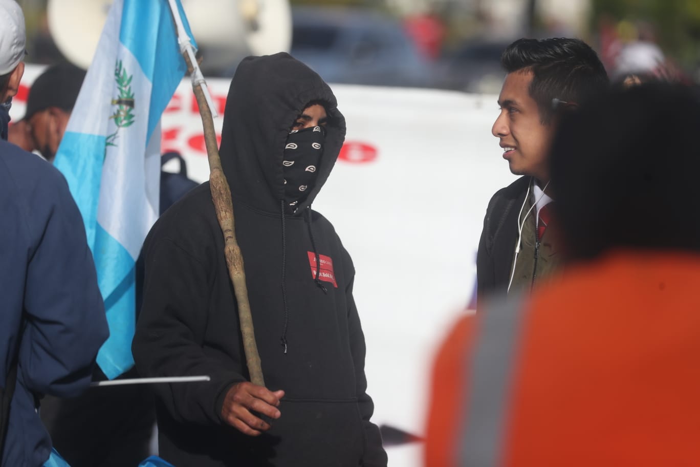 Fotos: Así transcurre la jornada de bloqueos en el departamento de Guatemala el 10 de octubre de 2023 tras 9 días de protestas'