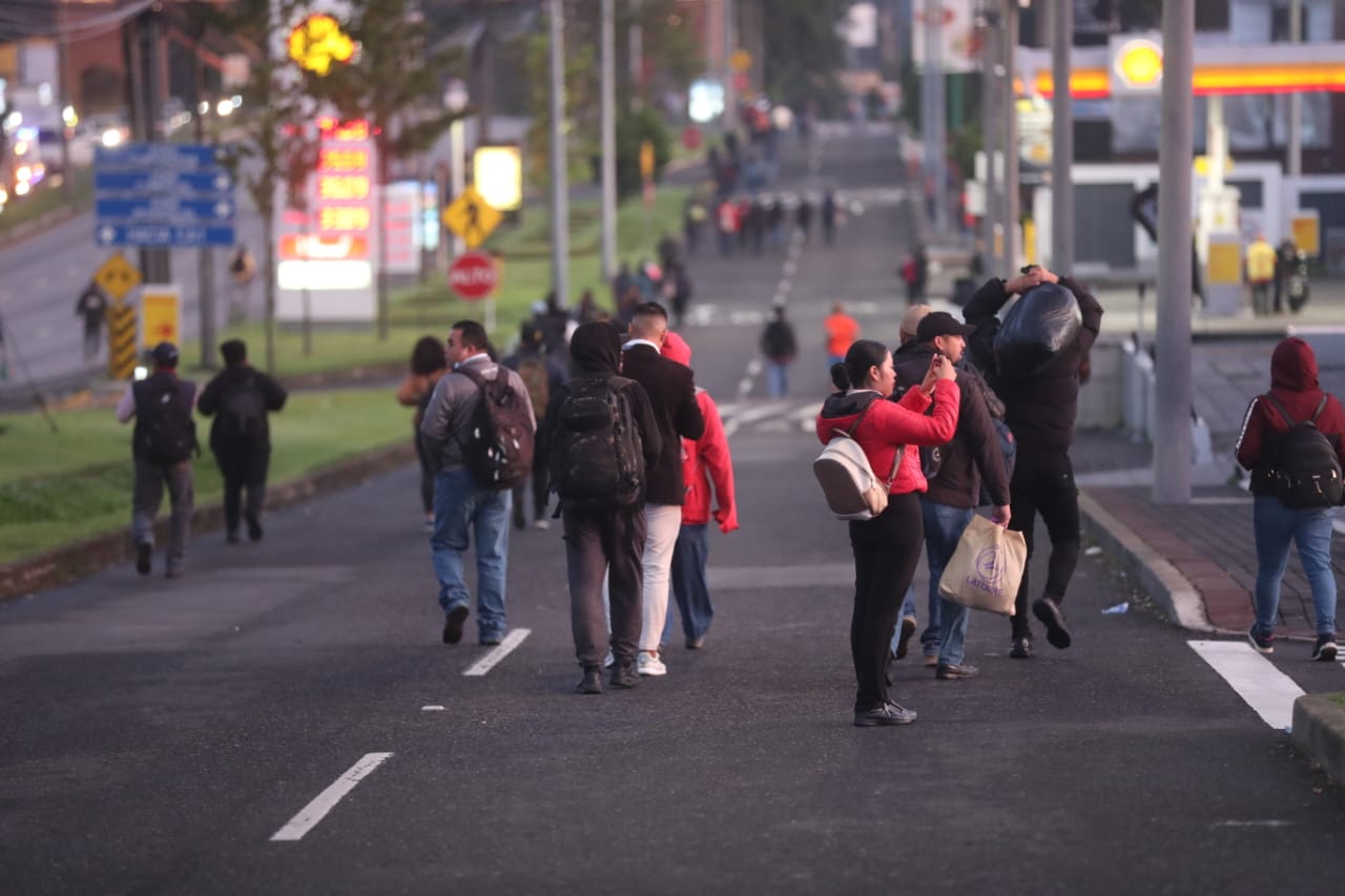 Fotos: Así transcurre la jornada onceava de bloqueos en Guatemala en este 12 de octubre de 2023'