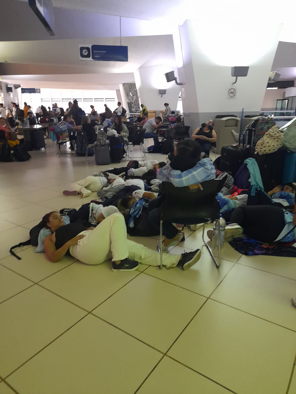 Situación en el Aeropuerto Internacional La Aurora'