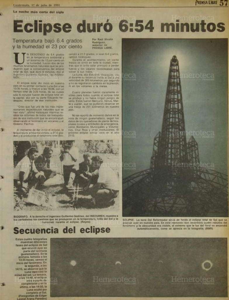 eclipse 11 de julio de 1991