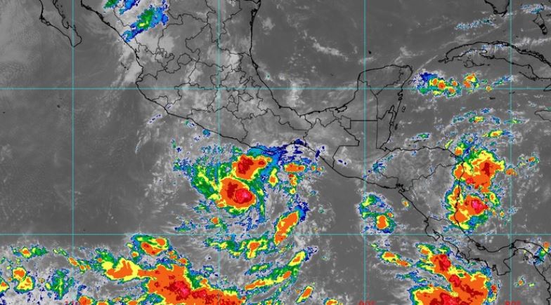 Paso de tormenta Otis al Pacífico de Mexico