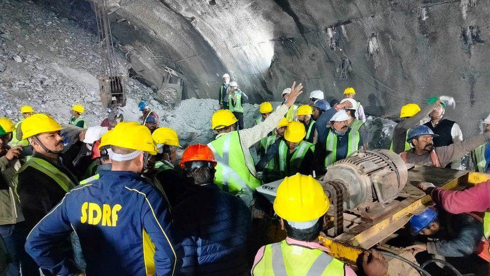 Una parte del túnel se derrumbó el domingo 12 de noviembre  por la mañana.