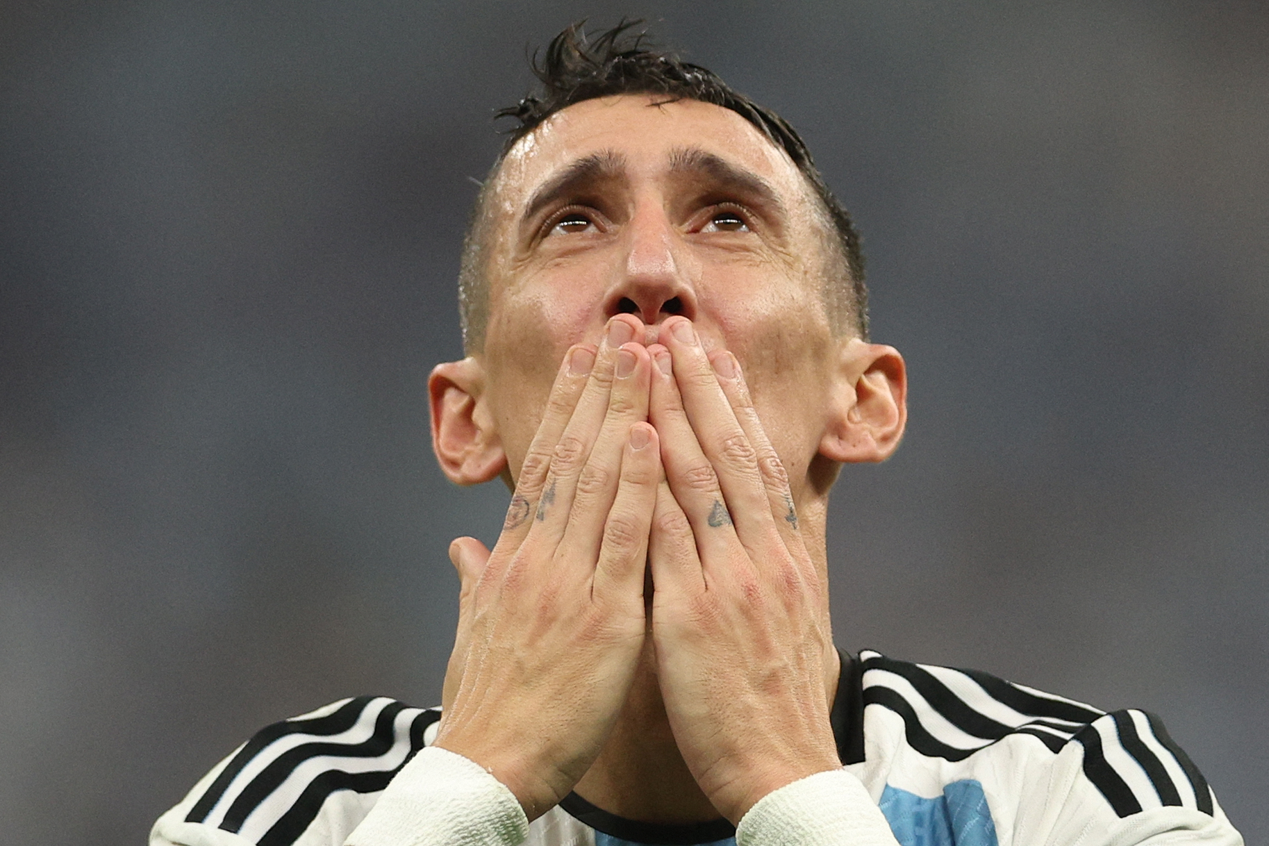 Di María anunció que no volverá en eliminatorias con la Selección de Argentina. Foto Prensa Libre (AFP)