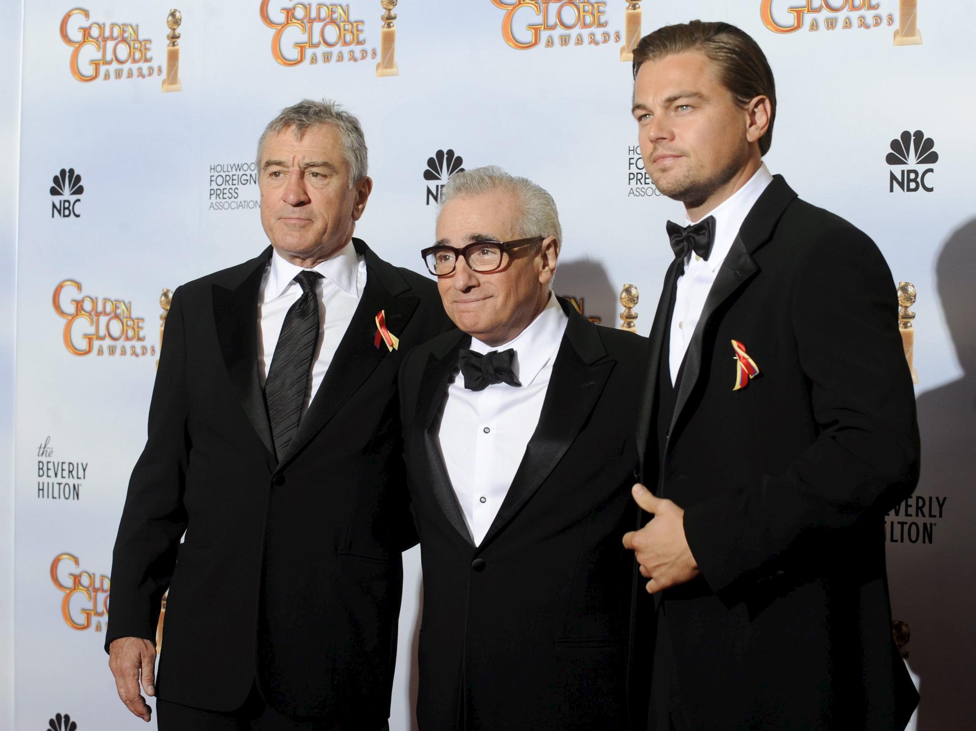 DiCaprio llama a Scorsese y a De Niro sus "figuras paternas cinematográficas"