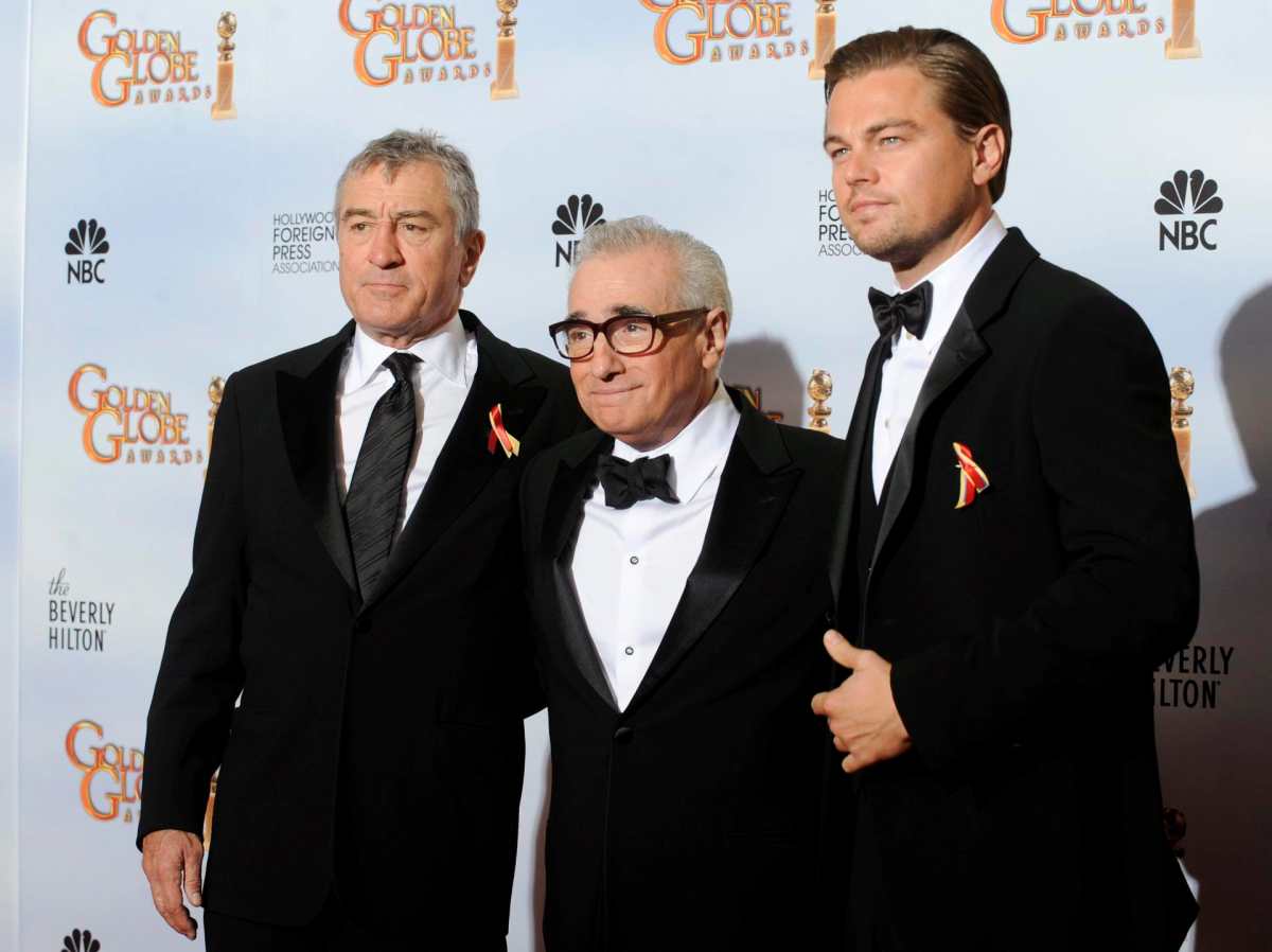 DiCaprio llama a Scorsese y a De Niro sus "figuras paternas cinematográficas"