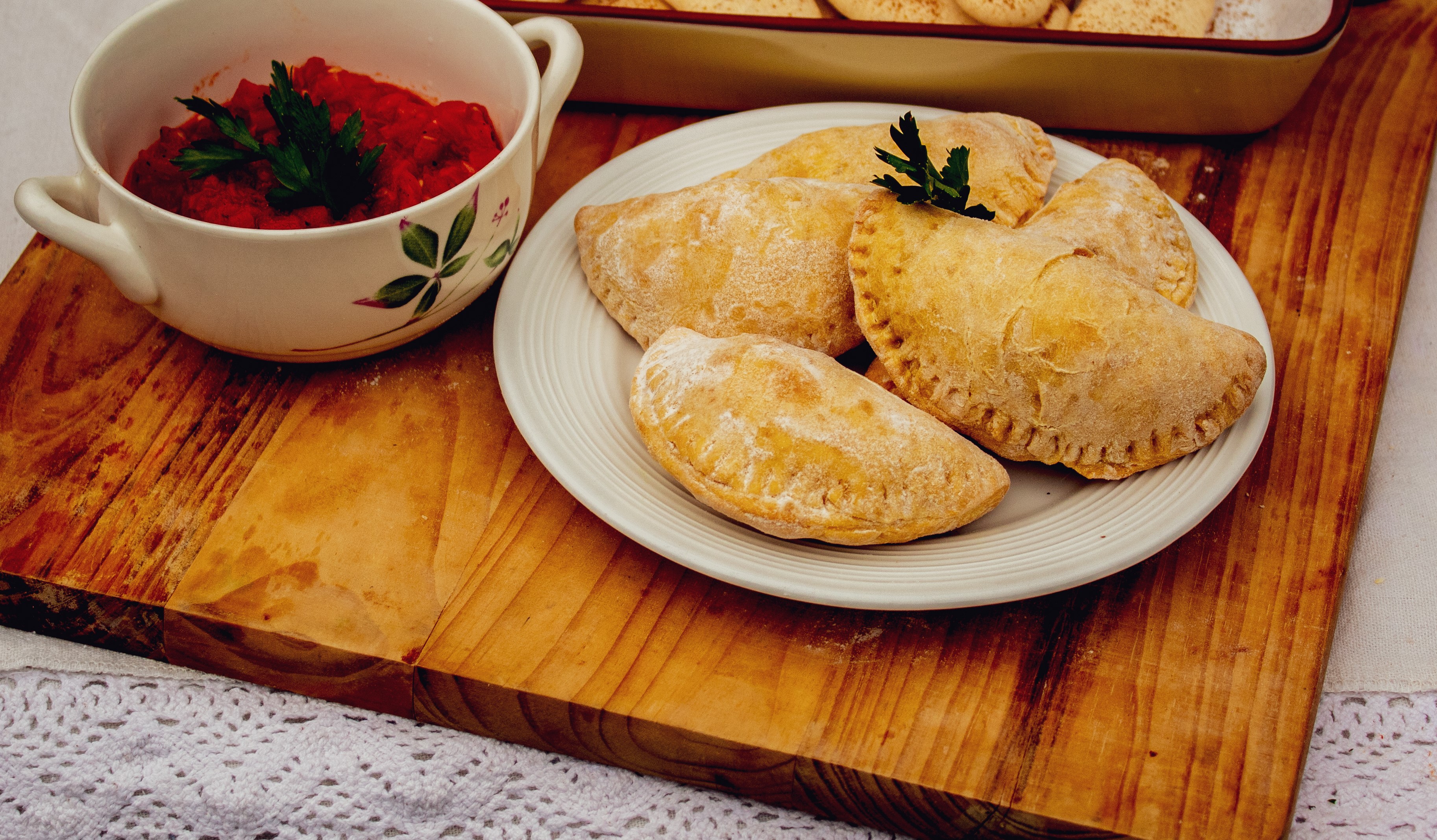 Pastelitos de bizcotela, receta del siglo XIX, reproducida por la chef Myriam Galindo. (Foto Prensa Libre, cortesía de Myriam Galindo)