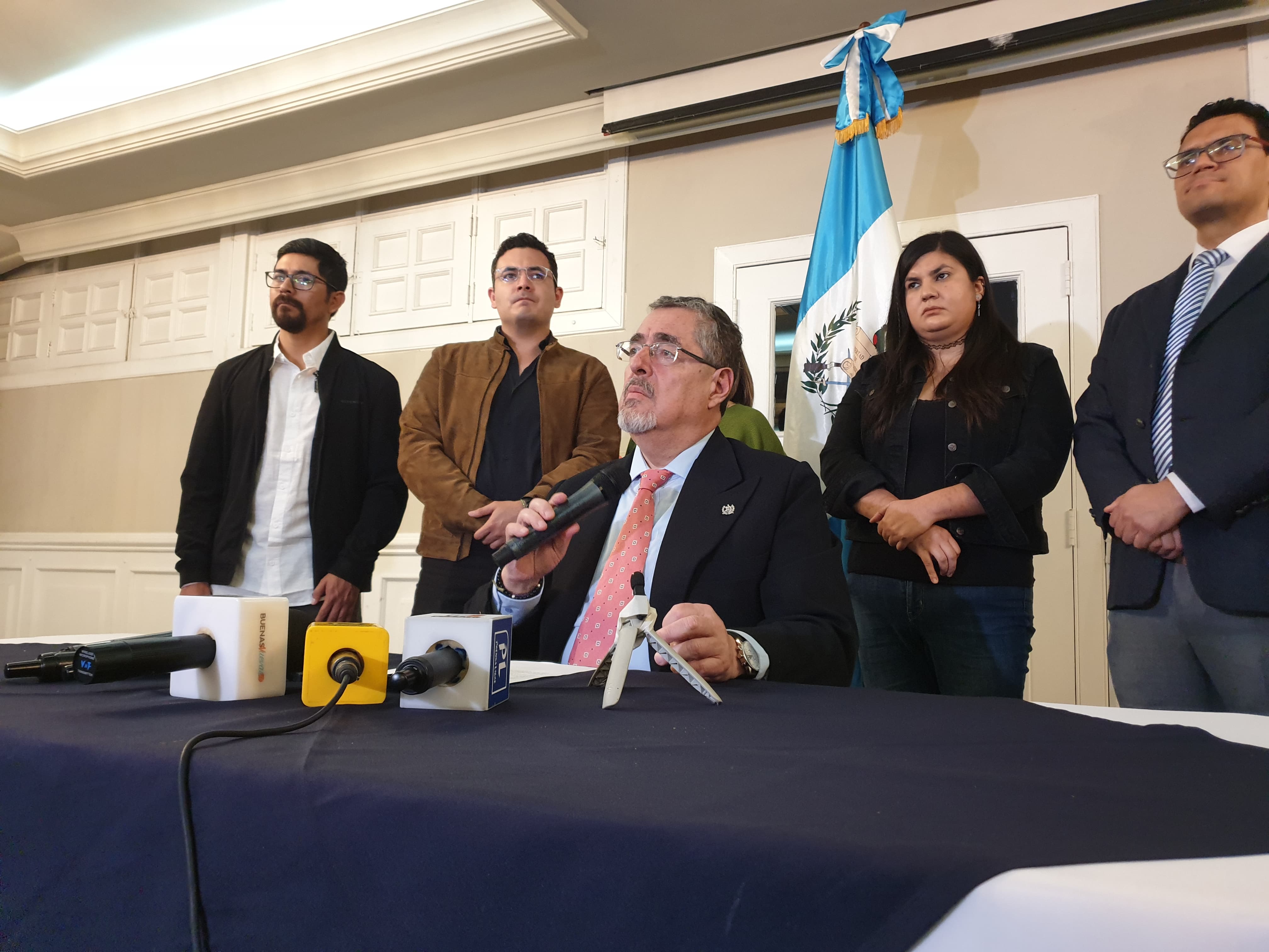 El presidente electo Bernardo Arévalo se ha pronunciado contra acciones legales emprendidas contra el partido Movimiento Semilla. (Foto Prensa Libre: B. Rivera)
foto Byron Rivera 

31/10/2023