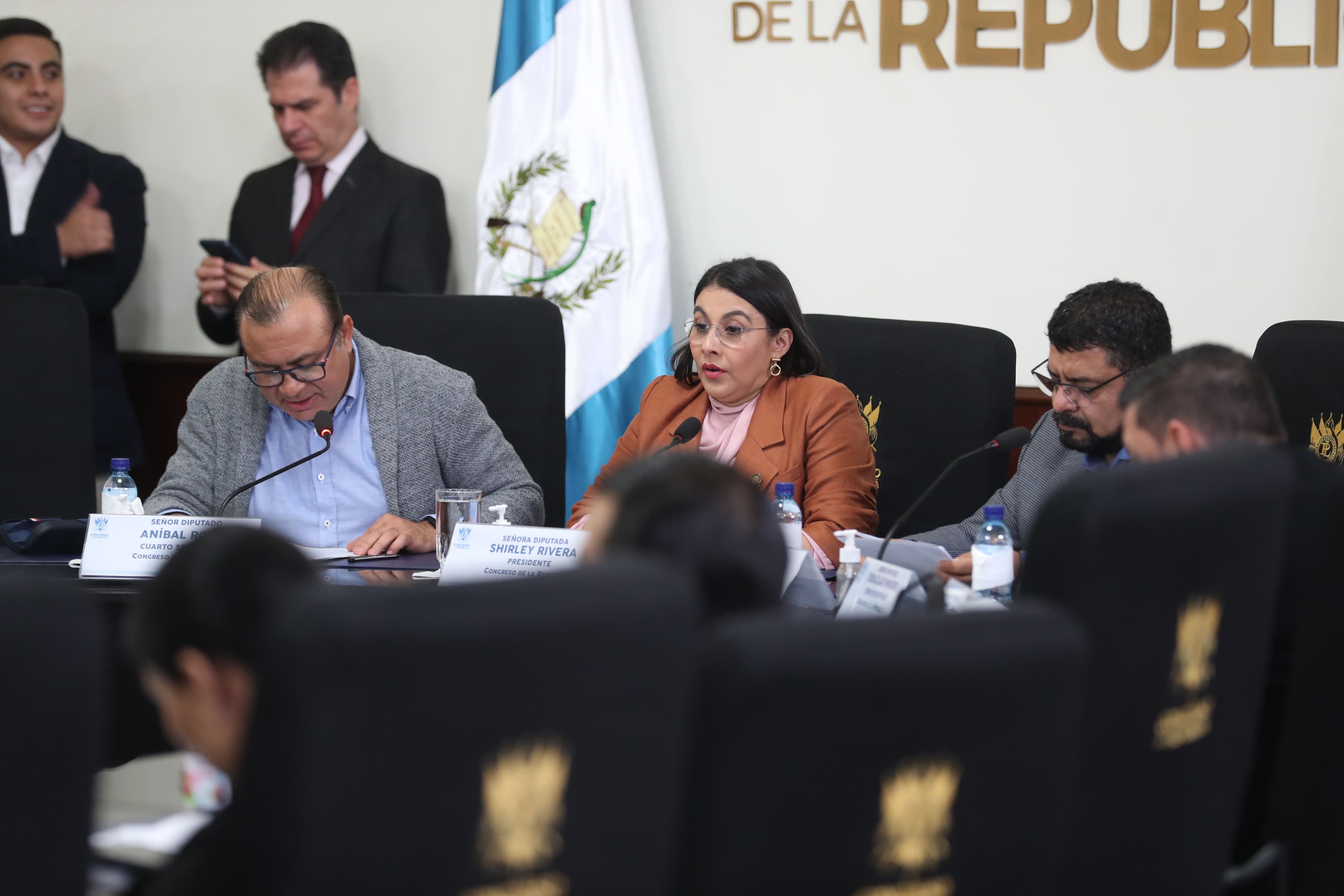 Presidenta del Congreso descarta aprobar el presupuesto nacional de urgencia nacional. Fotografía: Prensa Libre (Erick Ávila). 