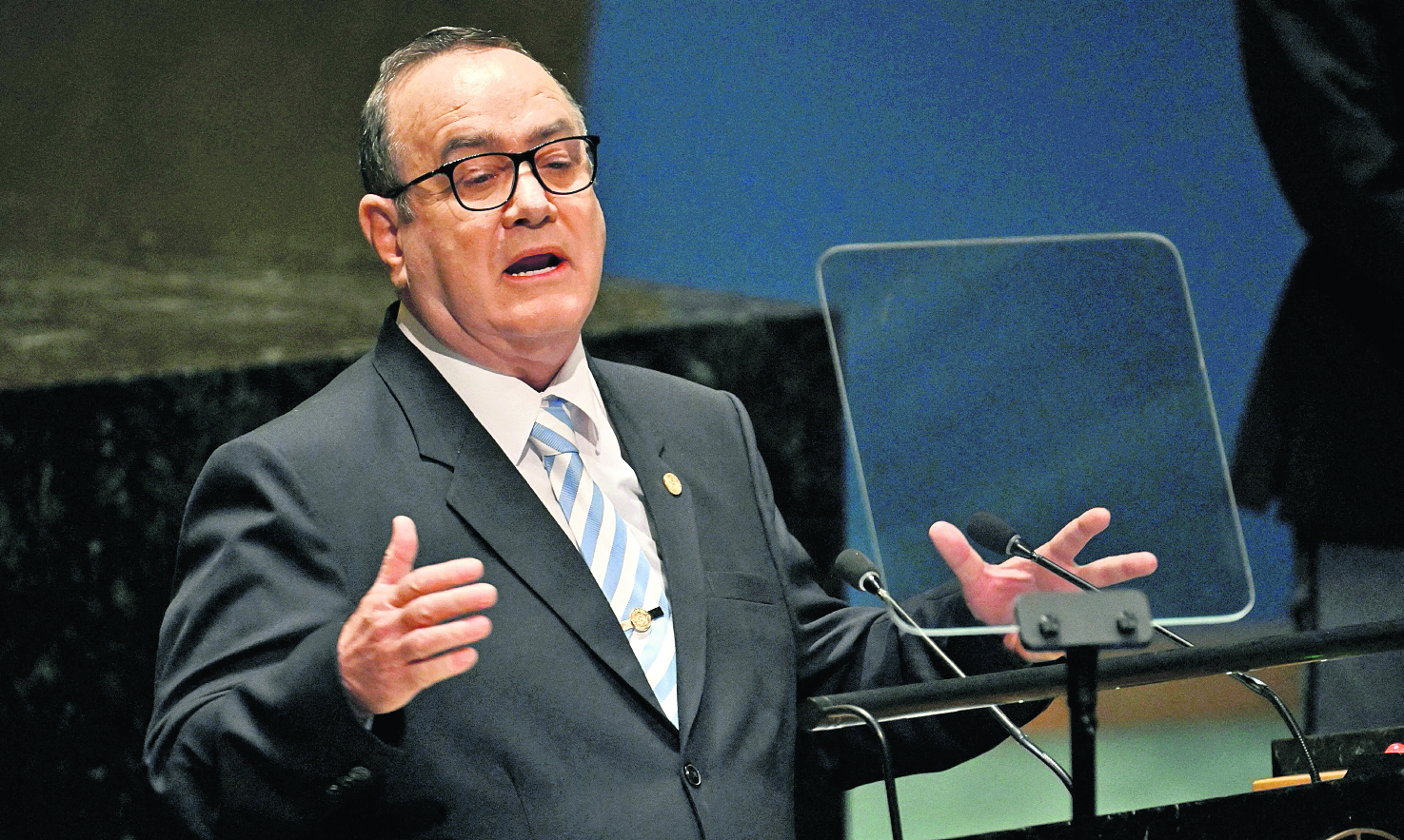 Presidente Alejandro Giammattei pide por la paz de Israel. (Foto Prensa Libre: Hemeroteca PL)