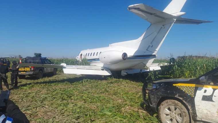 Tres narcoavionetas han aterrizado en 2023 en territorio nacional. Una de las últimas fue en Ixcán, Quiché, límite fronterizo con México. (Foto Prensa Libre: Hemeroteca PL).