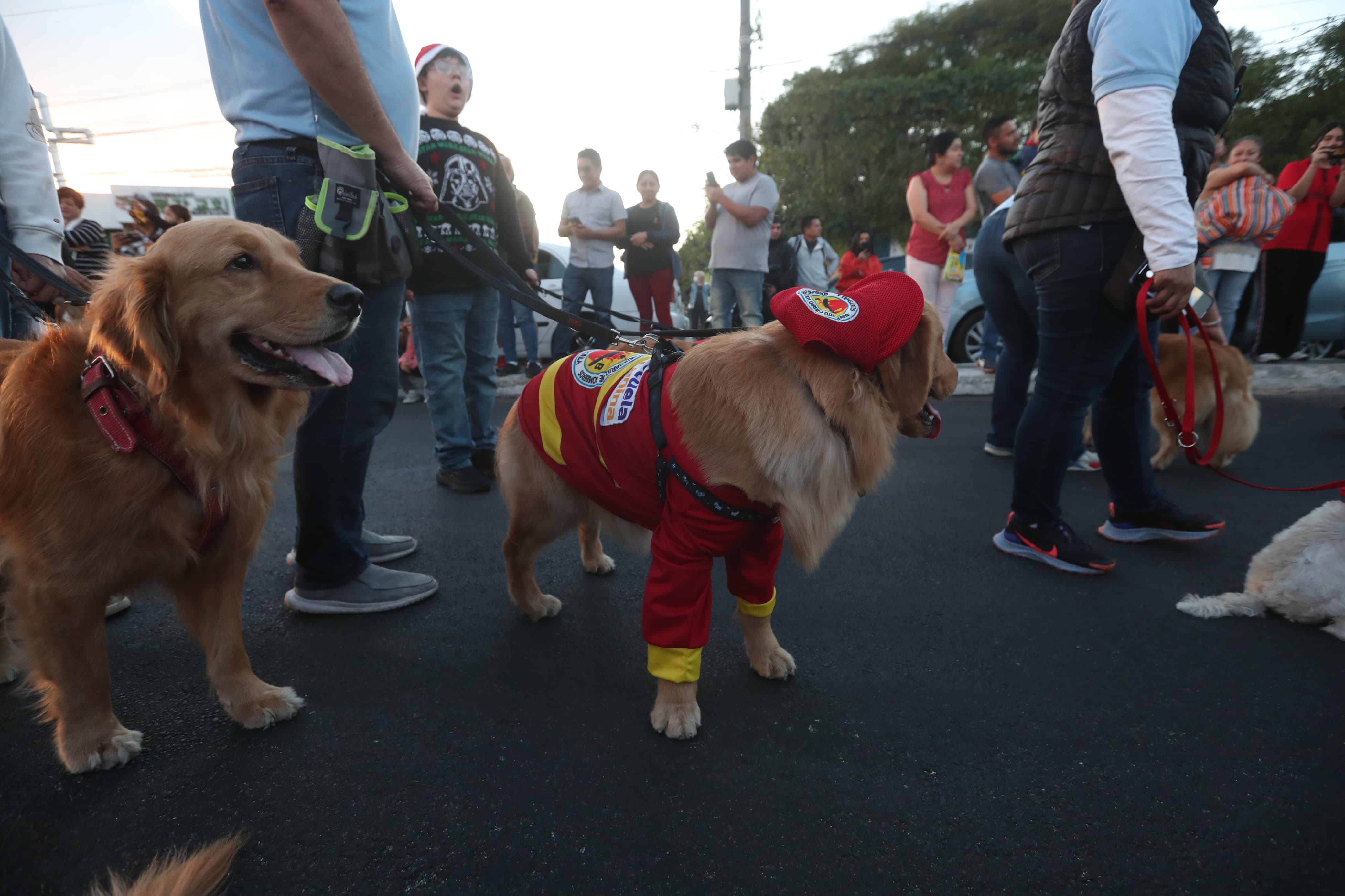 Así se vivió el Primer Desfile Navideño de los Bomberos Voluntarios de Guatemala'