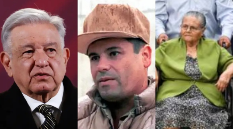 AMLO y la mamá de El Chapo