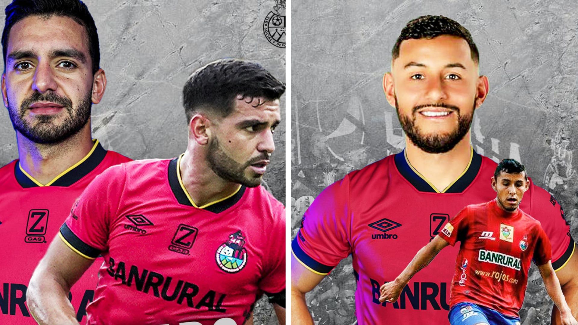 Los jugadores de Municipal, Matías Rotondi y Cristian Jiménez, fueron confirmados en las útlimas horas por parte del equipo. (Foto Prensa Libre: RRSS)