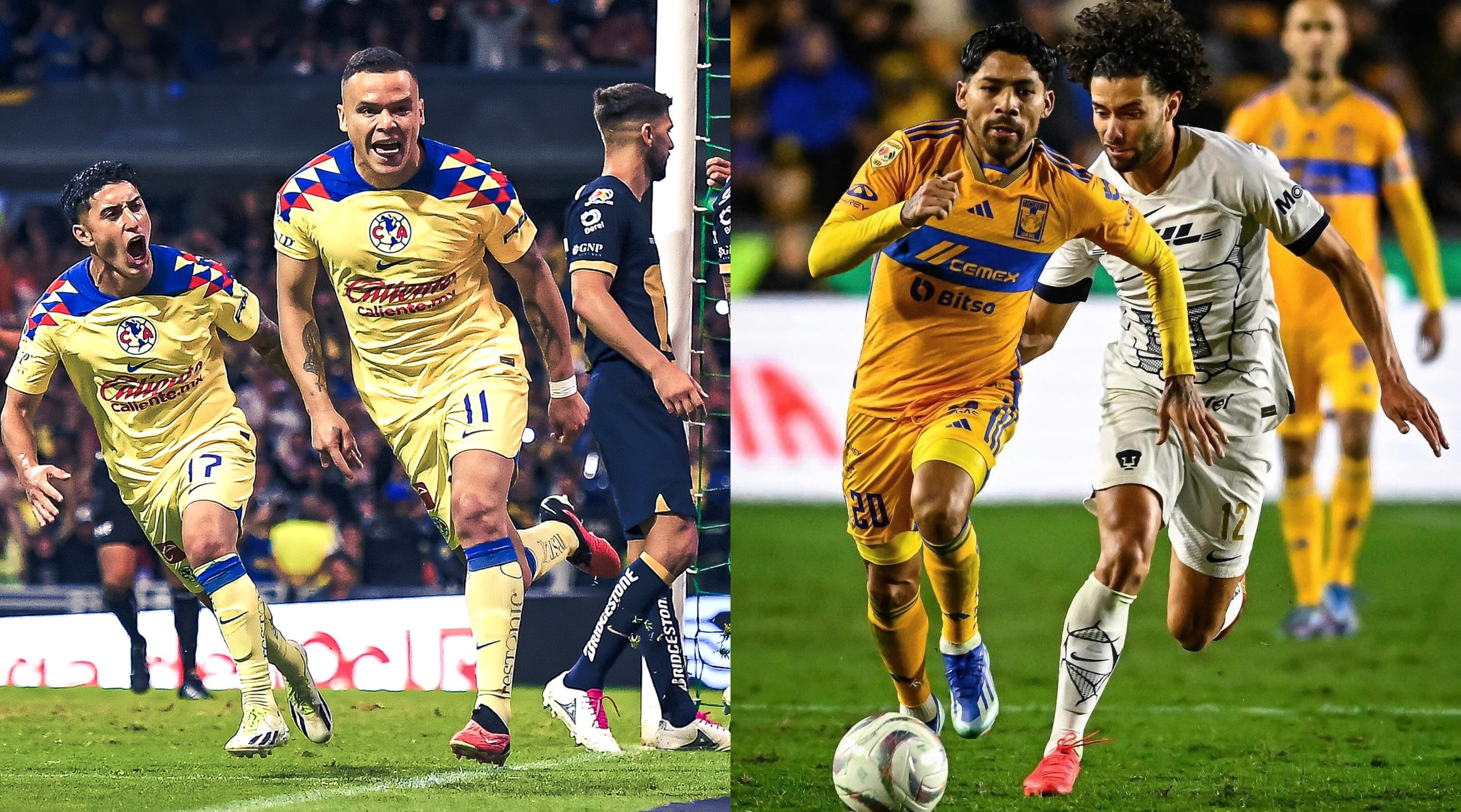 América y Tigres jugarán el todo por el todo en la final del futbol mexicano. Foto Prensa Libre (América y Tigres)