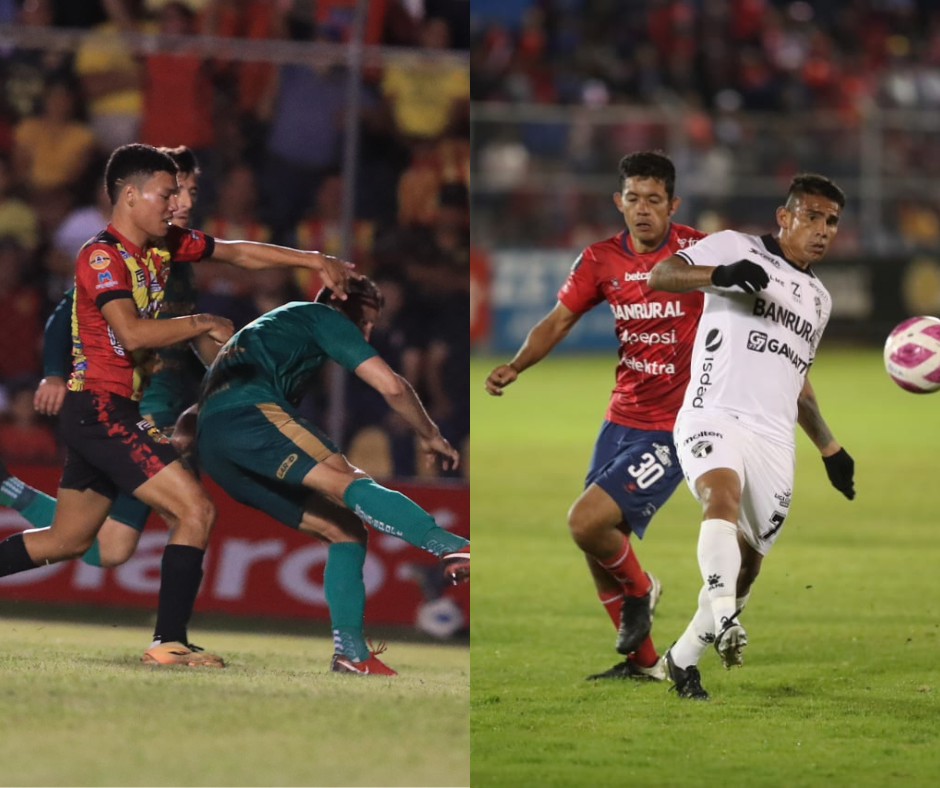 Zacapa, Guastatoya, Comunicaciones y Xelajú MC son los que luchan por entrar a la gran final. Foto Prensa Libre (Carlos Hernández y Juan Diego González)