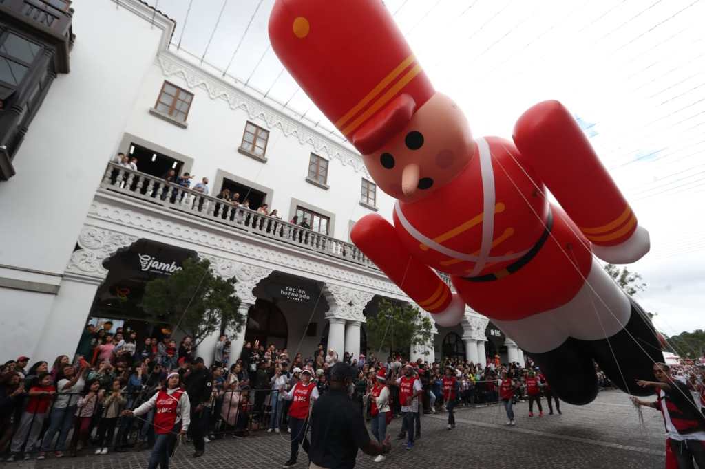 El Cascanueces fue uno de los personajes del desfile.