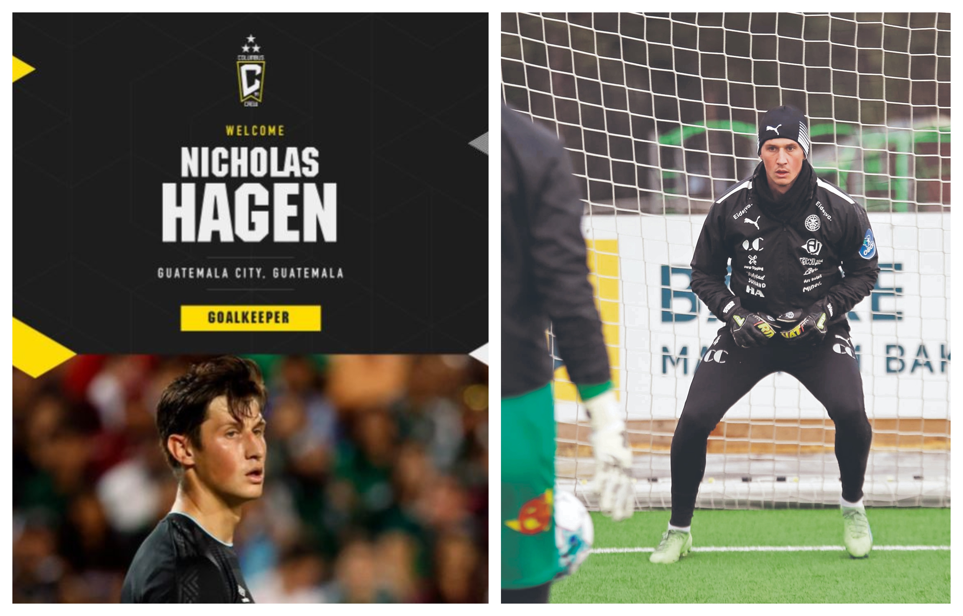 Nicholas Hagen es el nuevo portero del Columbus Crew, actual campeón de la MLS, de Estados Unidos. (Foto Columbus y Hemeroteca PL).