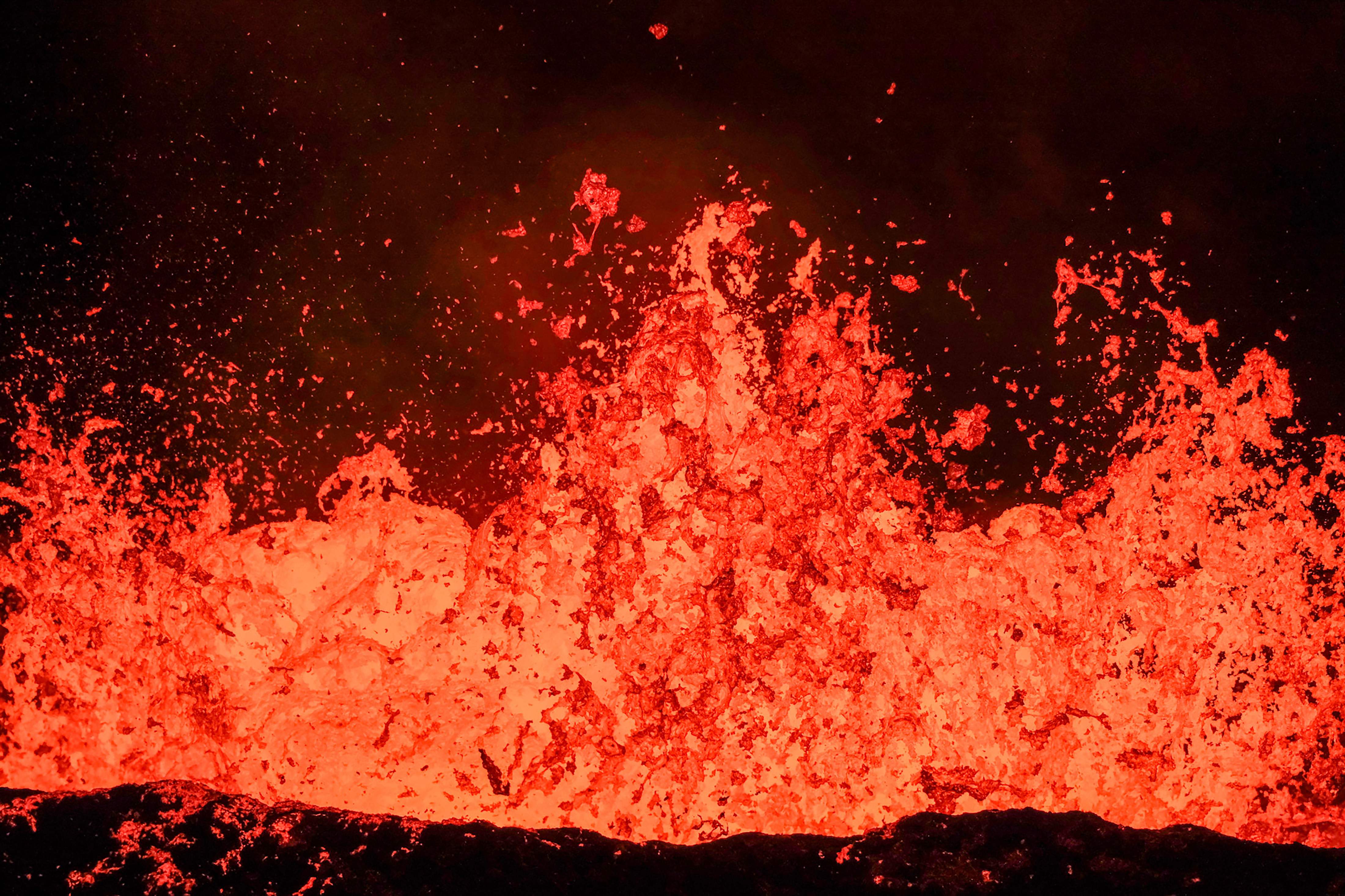 Volcán en Islandia