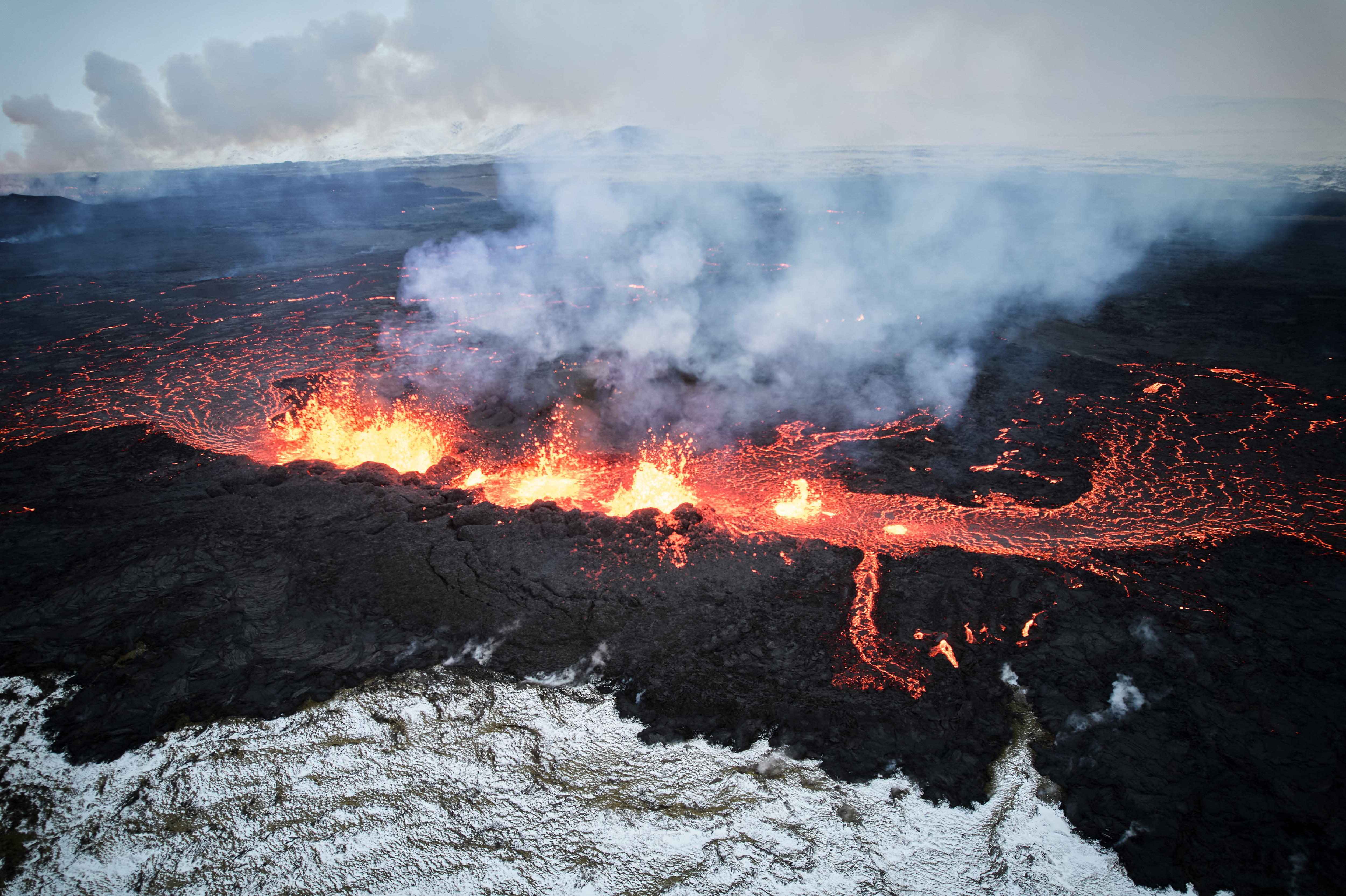 Volcán de Islandia