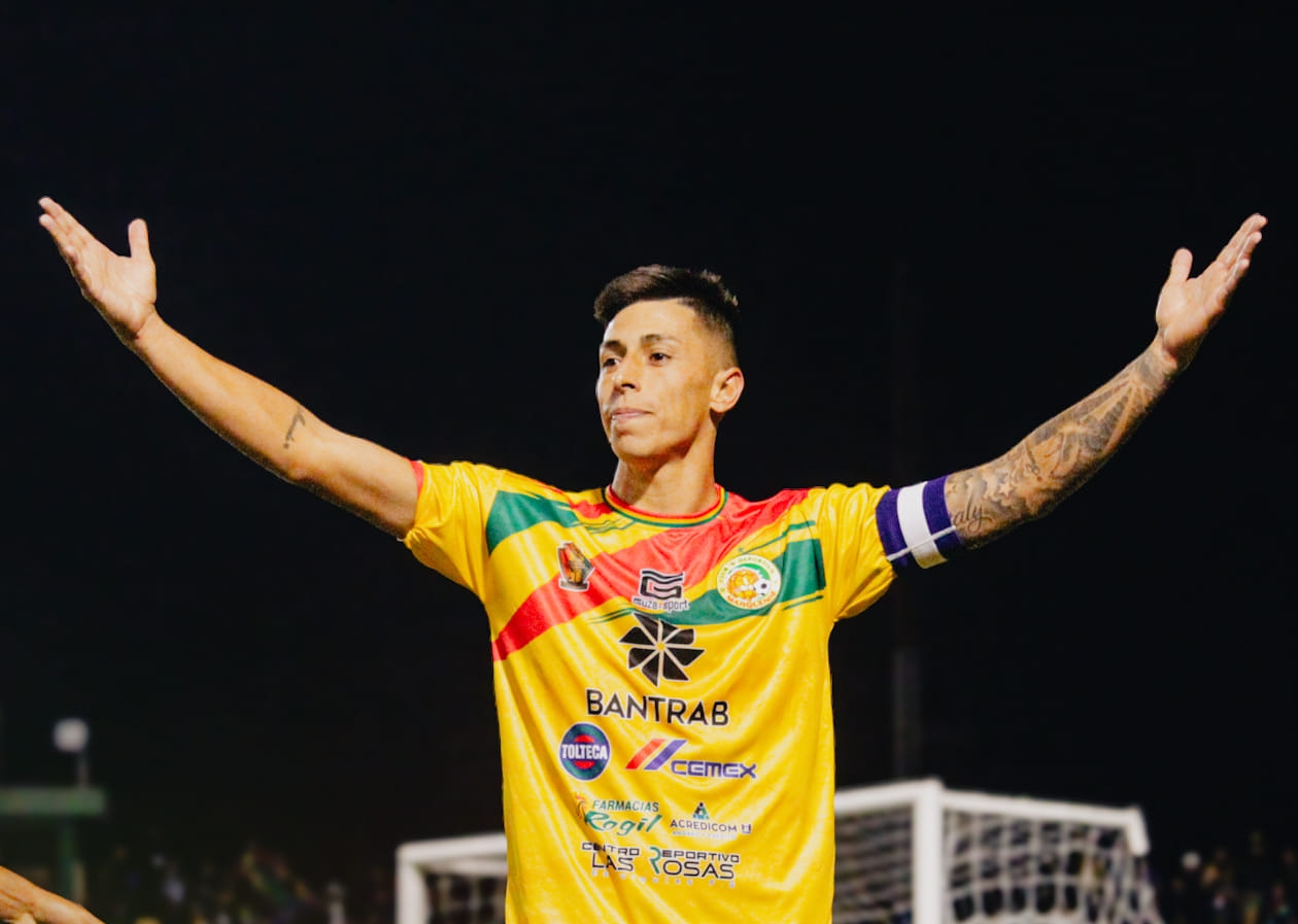 Paolo Dantaz es el goleador y hombre figura de Marquense. Foto Prensa Libre (Club Deportivo Marquense - Oficial)