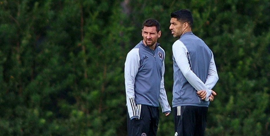 Messi y Suárez entrenan juntos con el Inter Miami.