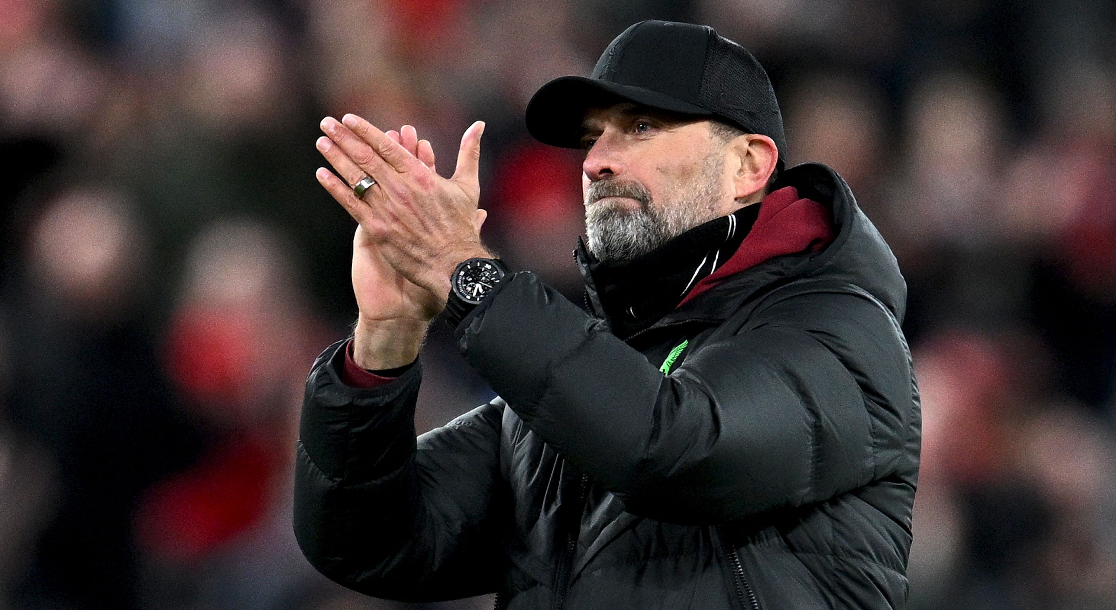 El entrenador del Liverpool, Jurgen Klopp, durante el partido de su equipo y el Fulham. (Foto Prensa Libre: AFP)