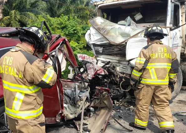 Accidente entre Pajapita y Ayutla