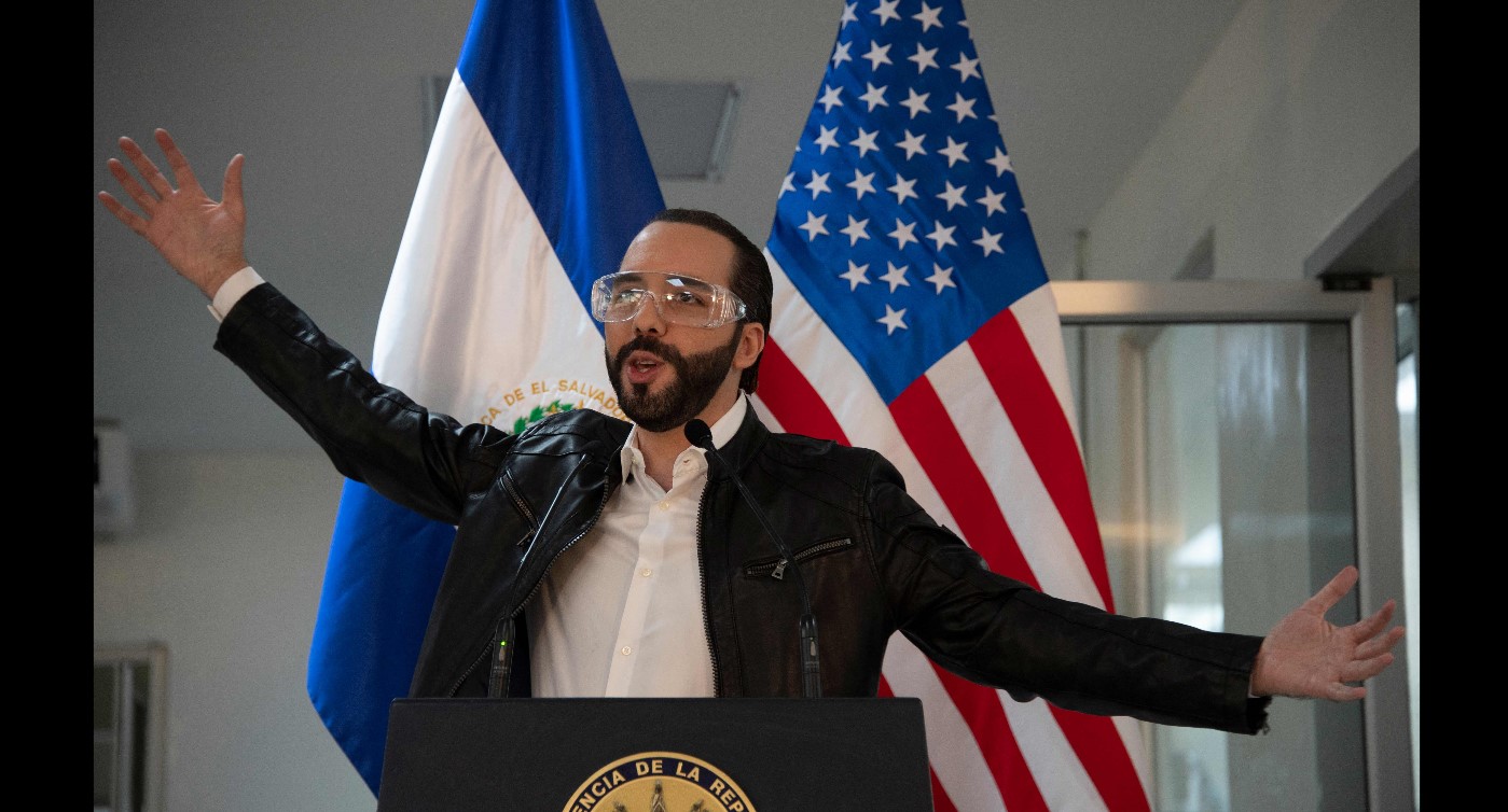 Nayib Bukele, presidente de El Salvador. (Foto Prensa Libre: AFP)