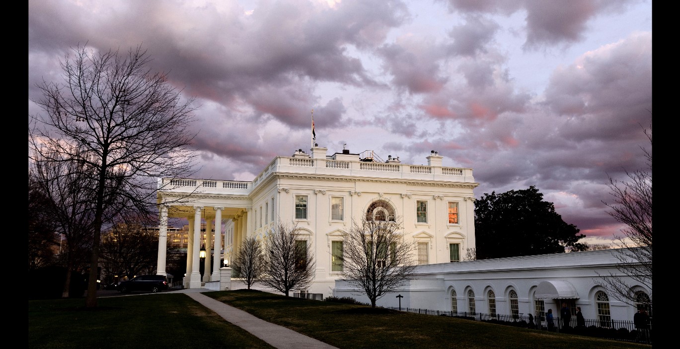 Vista de la Casa Blanca, en Washington. (Foto Prensa Libre: EFE)