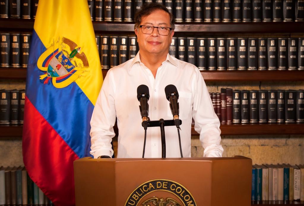 El presidente colombiano Gustavo Petro es uno de los jefes de estado que ha confirmado su asistencia al cambio de mando presidencial en Guatemala. (Foto Prensa Libre: Tomado de la cuenta de X de Gustavo Petro)