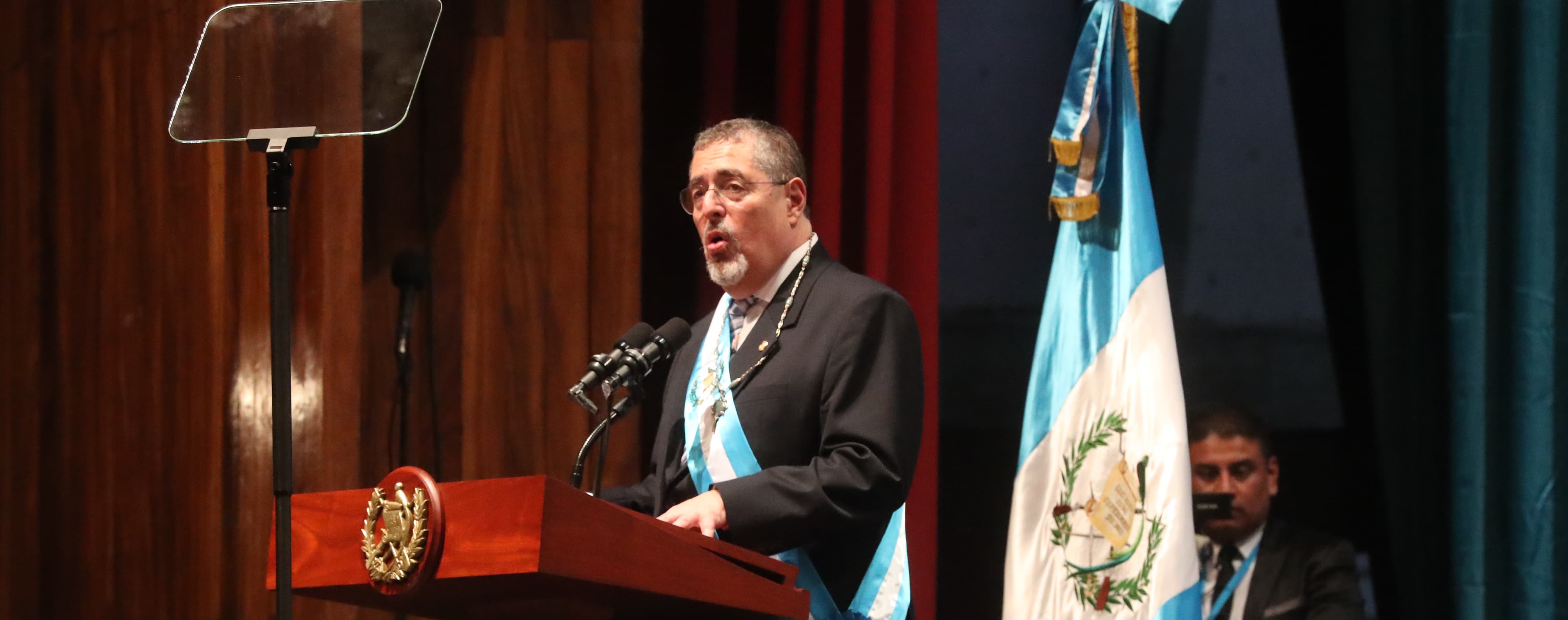 Bernardo Arévalo fue juramentado como nuevo presidente de Guatemala durante la madrugada de este 15 de enero. (Foto Prensa Libre: E. García)