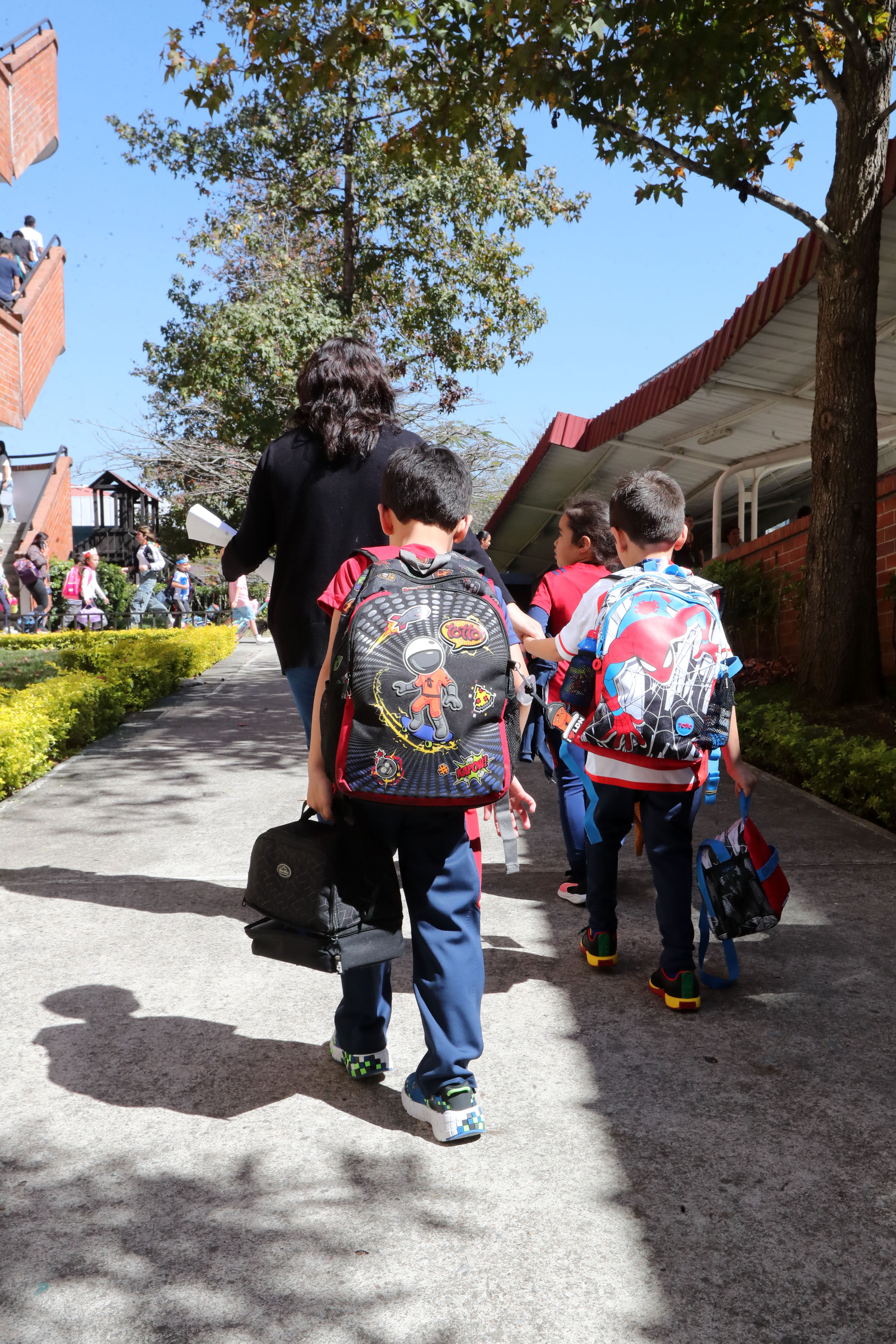 La matrícula estudiantil en los colegios ha sufrido bajas y altas luego de la pandemia del covid-19. (Foto Prensa Libre: Hemeroteca PL)