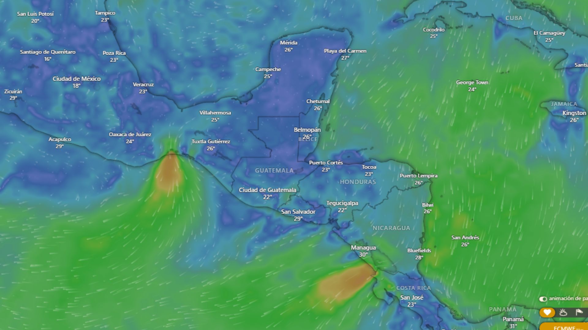 clima en guatemala 1 de febrero 2024