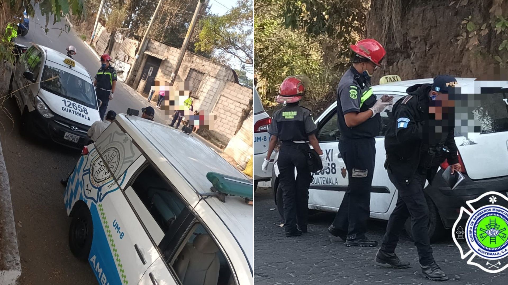 restos humanos en un taxi en mixco