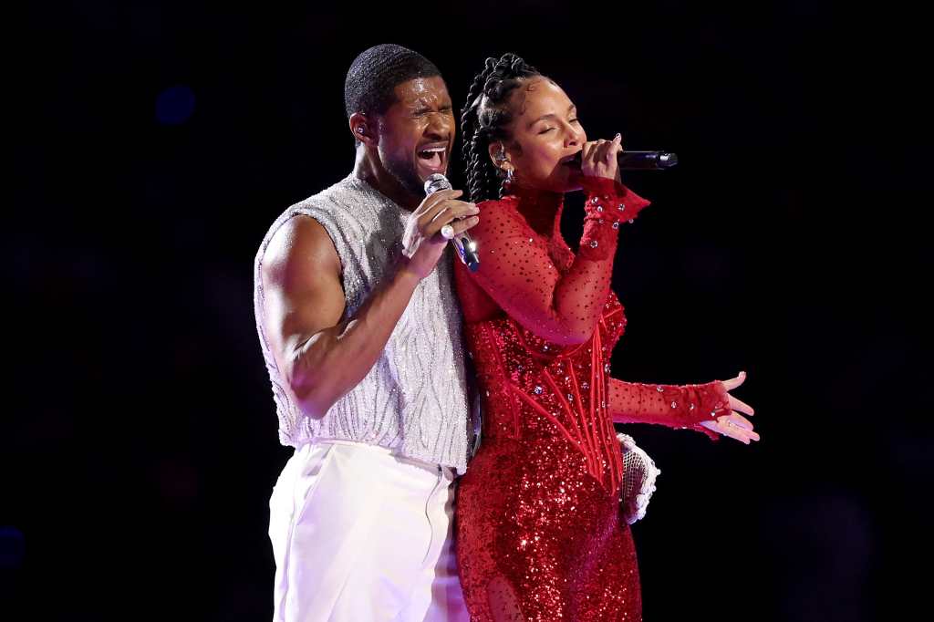 Usher y Alicia Keys