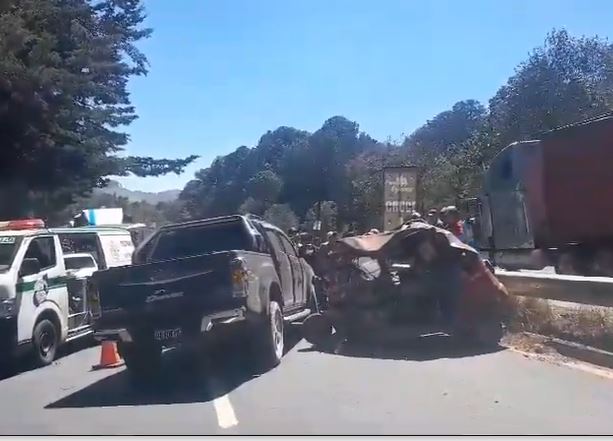 Accidente en la ruta Interamericana