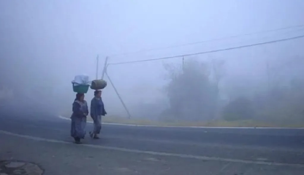 Clima en Guatemala con frio por bajas temperaturas y frente frio